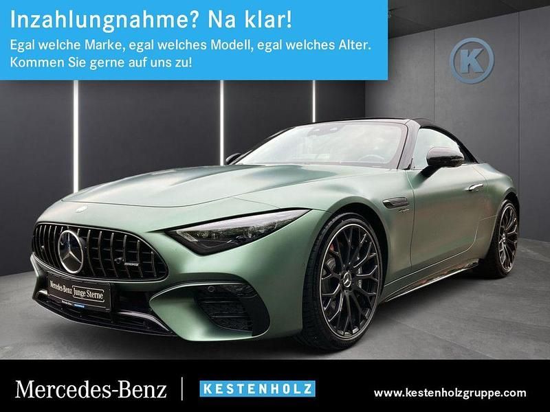Grün Gebraucht 2024 Mercedes SL43 AMG AMG Cabrio | 109.980 € (Teuer) - Bild 1/4