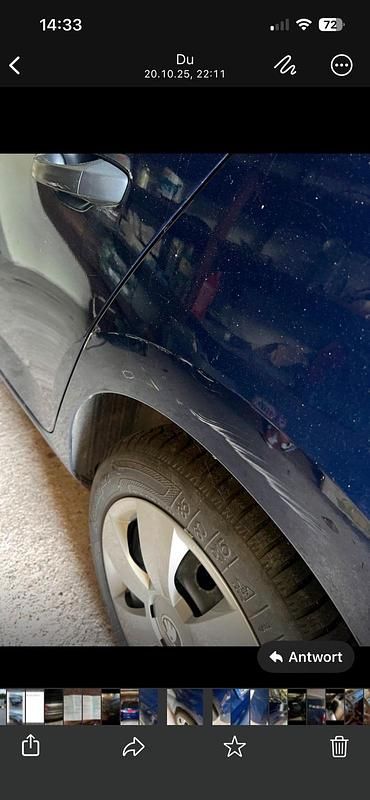 Blau Gebraucht 2017 Skoda Fabia Kleinwagen | 8.000 € (Superpreis) - Bild 1/4