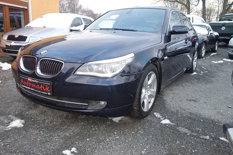 Blau Gebraucht 2008 BMW 530 Advantage Limousine | 7.599 € (Guter Preis) - Bild 1/4