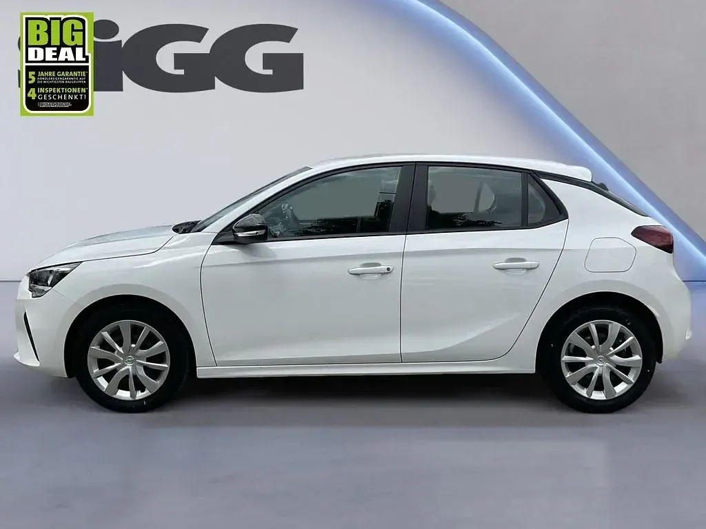 Gebraucht Opel Corsa Edition 75 PS (55 kW) 2023 Jade weiss/arktis weiss Kleinwagen
