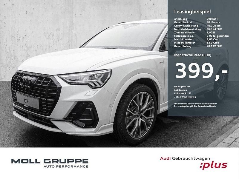 Mythosschwarz metallic Gebraucht 2025 Audi Q3 S-Line SUV | 39.990 € (Guter Preis) - Bild 1/4