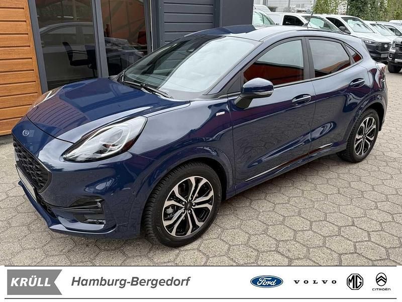 Blau Gebraucht 2022 Ford Puma ST-Line Limousine | 21.911 € (Fairer Preis) - Bild 1/4