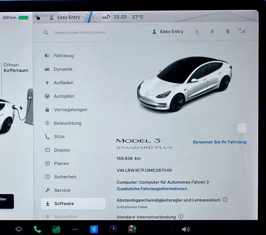 Gebraucht Tesla Model 3 Standard Range 239 kW (325 PS) 2021 Weiß Limousine