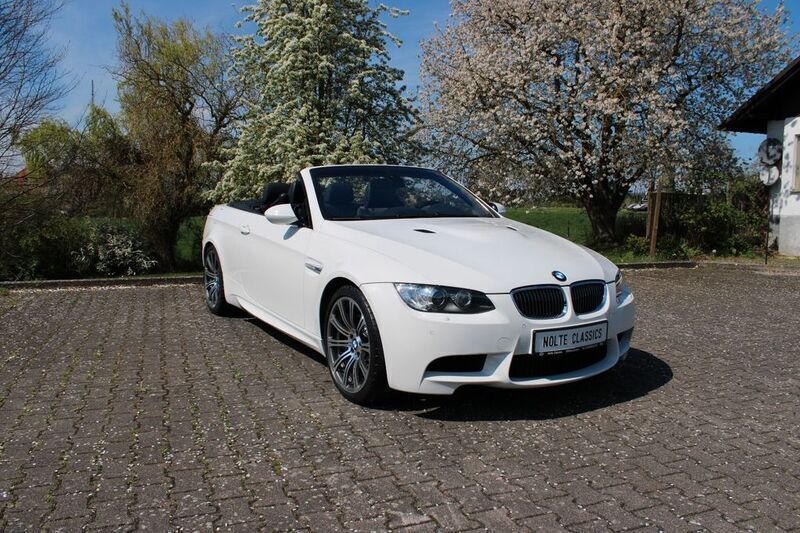 Weiß Gebraucht 2008 BMW M3 Cabriolet Shadowline Cabrio | 48.990 € (Etwas zu teuer) - Bild 1/4