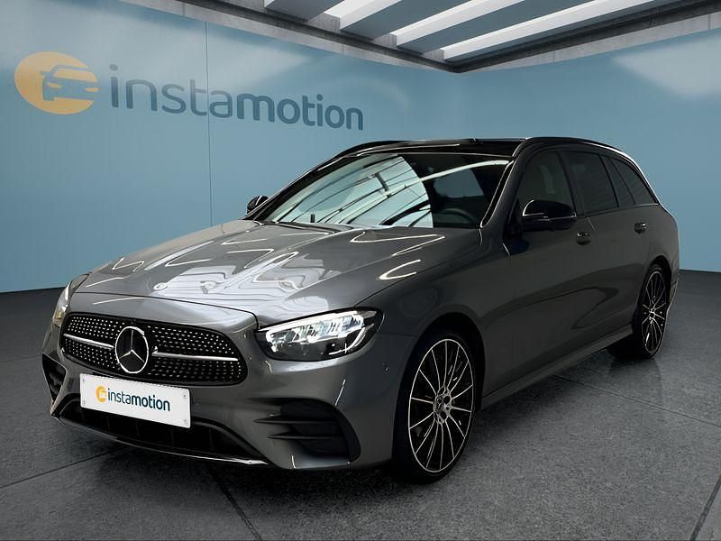 Grau Gebraucht 2021 Mercedes E400 Kombi | 58.449 € - Bild 1/4