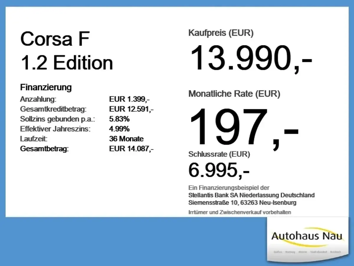 Gebraucht Opel Corsa Edition 75 PS (55 kW) 2023 Diamant schwarz/karbon schwarz Kleinwagen