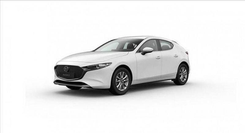 Arctic white (weiß) Neu 2025 Mazda 3 Prime-Line | 24.290 € (Superpreis) - Bild 1/2