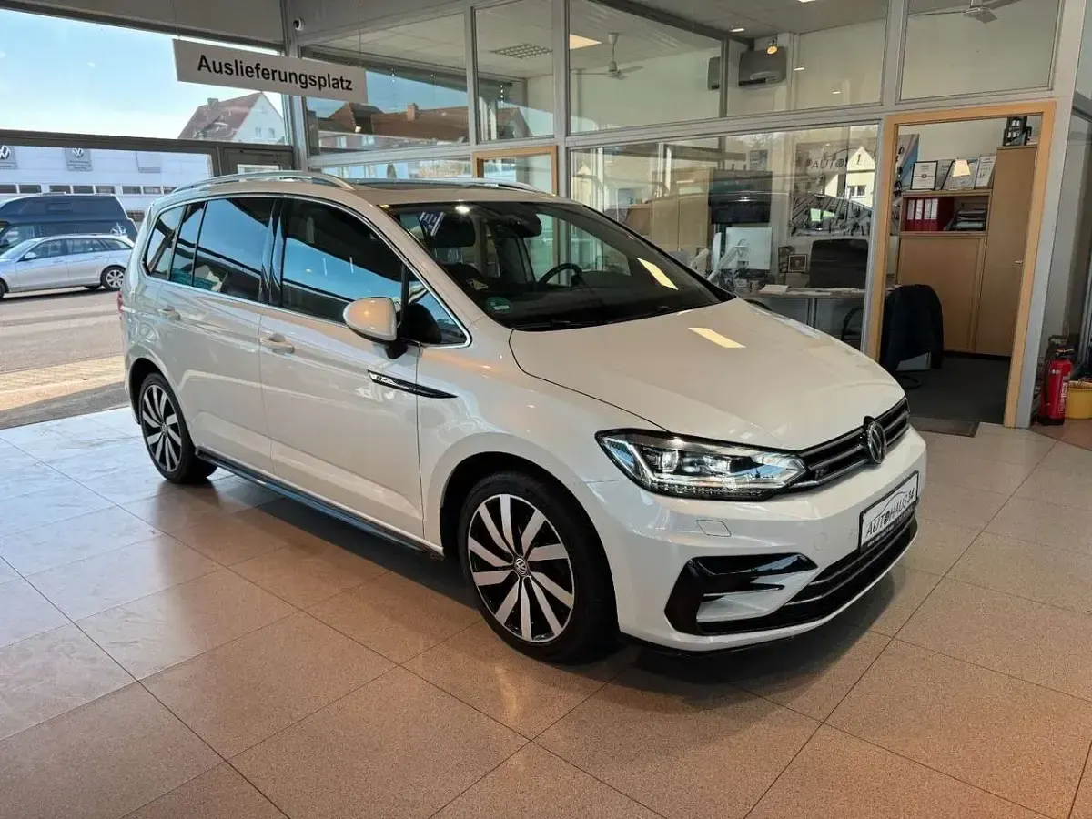 Gebraucht VW Touran Highline 190 PS (139 kW) 2016 Weiß Van / Kleinbus