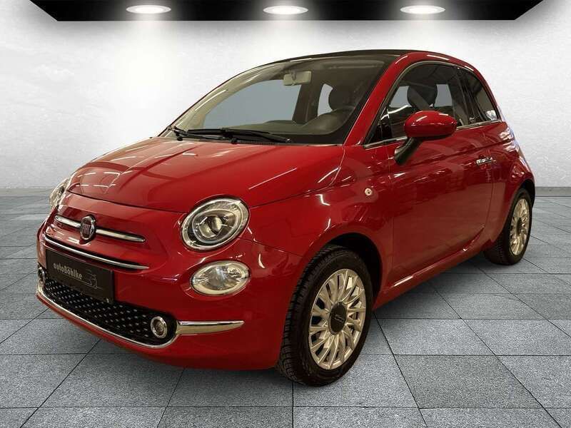 Rot Gebraucht 2015 Fiat 500 Lounge Cabrio | 6.199 € (Superpreis) - Bild 1/4