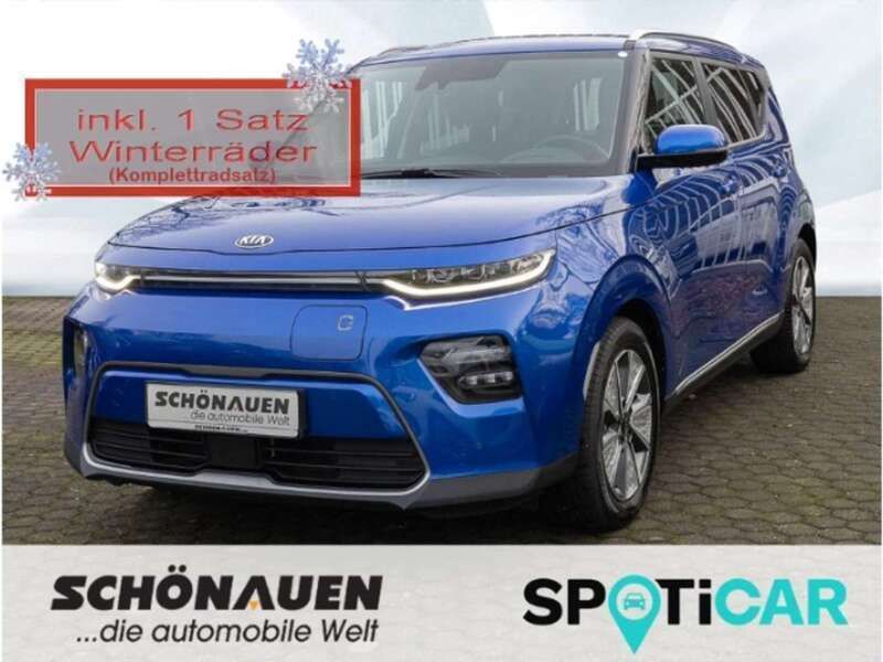 Blau Gebraucht 2020 Kia Soul EV Spirit SUV | 25.250 € (Teuer) - Bild 1/3