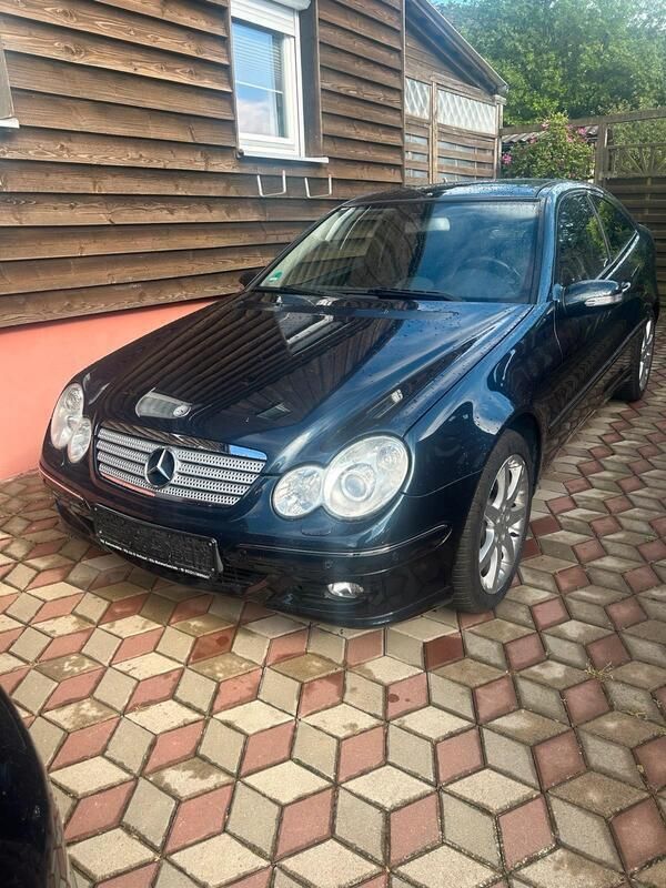 Blau Gebraucht 2007 Mercedes C230 Coupé | 3.500 € (Superpreis) - Bild 1/4