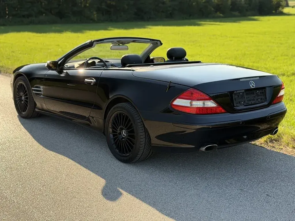 Gebraucht Mercedes SL350 AMG 272 PS (200 kW) 2007 Obsidianschwarz lack (metallic) Cabrio