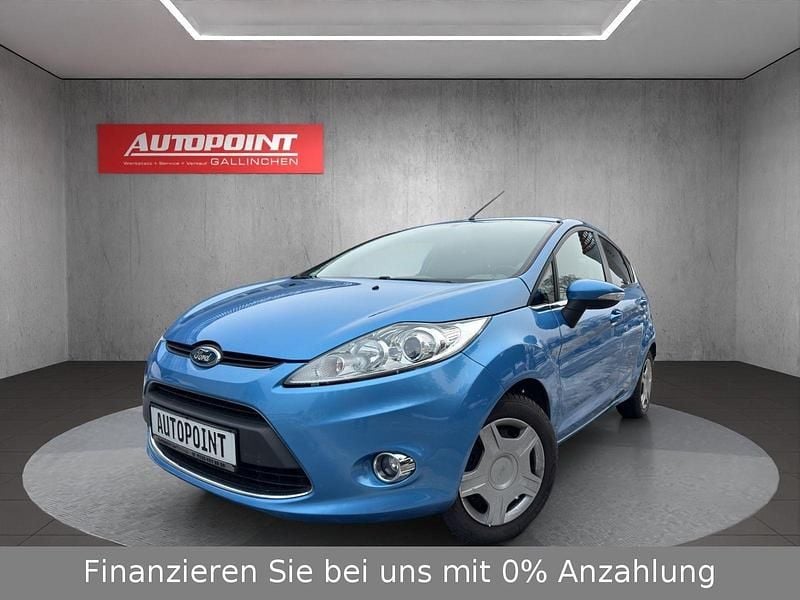 Blau Gebraucht 2009 Ford Fiesta Titanium Kleinwagen | 5.999 € (Teuer) - Bild 1/4