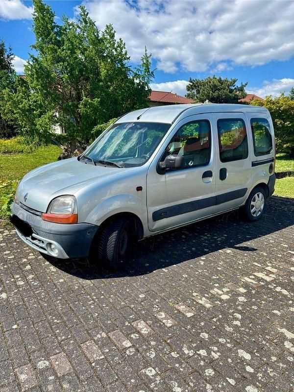 Silber Gebraucht 2002 Renault Kangoo Van / Kleinbus | 800 € (Superpreis) - Bild 1/4