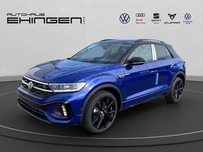 Lapiz blue metallic / schwarz Neu 2025 VW T-Roc R-line SUV | 47.260 € - Bild 1/4