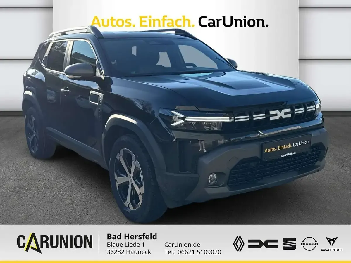 Neu Dacia Duster Journey 131 PS (96 kW) 2025 Perlmuttschwarz metallic SUV