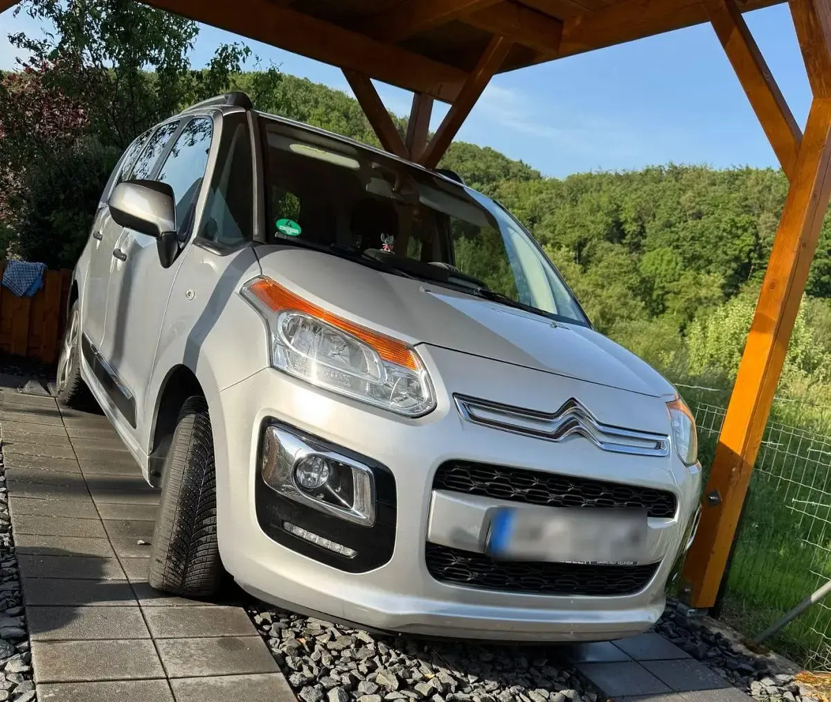 Gebraucht Citroën C3 Picasso SELECTION 99 PS (72 kW) 2016 Silber Van / Kleinbus