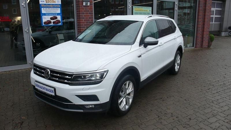 Gebraucht VW Tiguan Allspace Highline 200 PS (147 kW) 2021 Weiß SUV