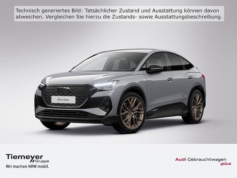 Grau Gebraucht 2025 Audi Q4 Sportback e-tron S-Line SUV | 49.870 € (Etwas zu teuer) - Bild 1/4