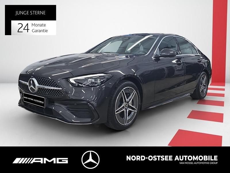 Metalliclack graphitgrau Gebraucht 2025 Mercedes C220 AMG Limousine | 43.490 € (Etwas zu teuer) - Bild 1/4