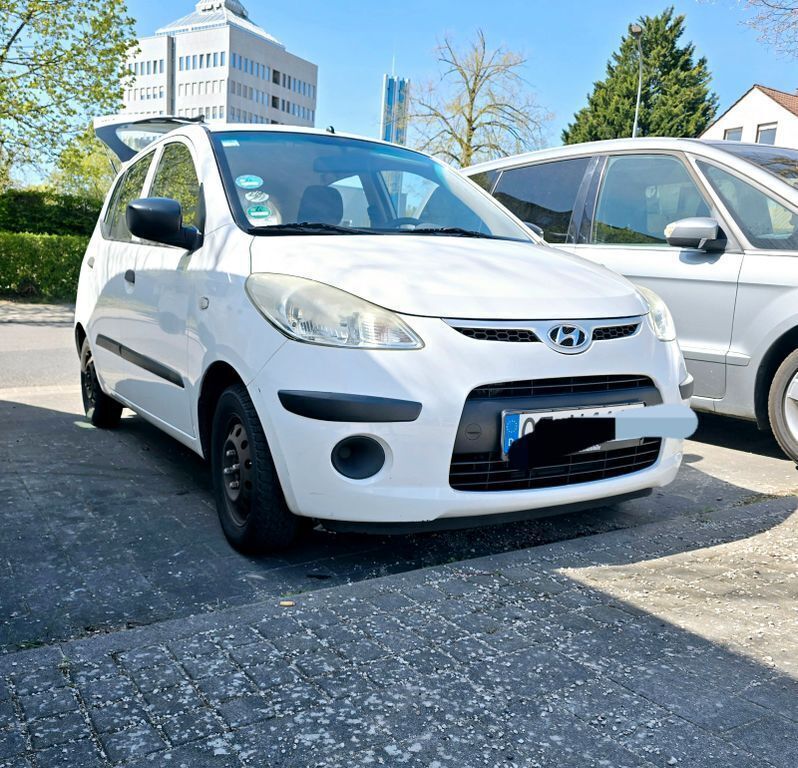 Weiß Gebraucht 2009 Hyundai i10 Classic Kleinwagen | 1.093 € (Fairer Preis) - Bild 1/4