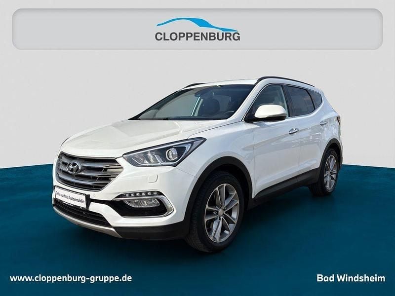 Weiß Gebraucht 2017 Hyundai Santa Fe Style SUV | 19.980 € (Guter Preis) - Bild 1/4