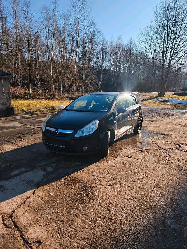 Schwarz Gebraucht 2010 Opel Corsa Kleinwagen | 2.199 € - Bild 1/4