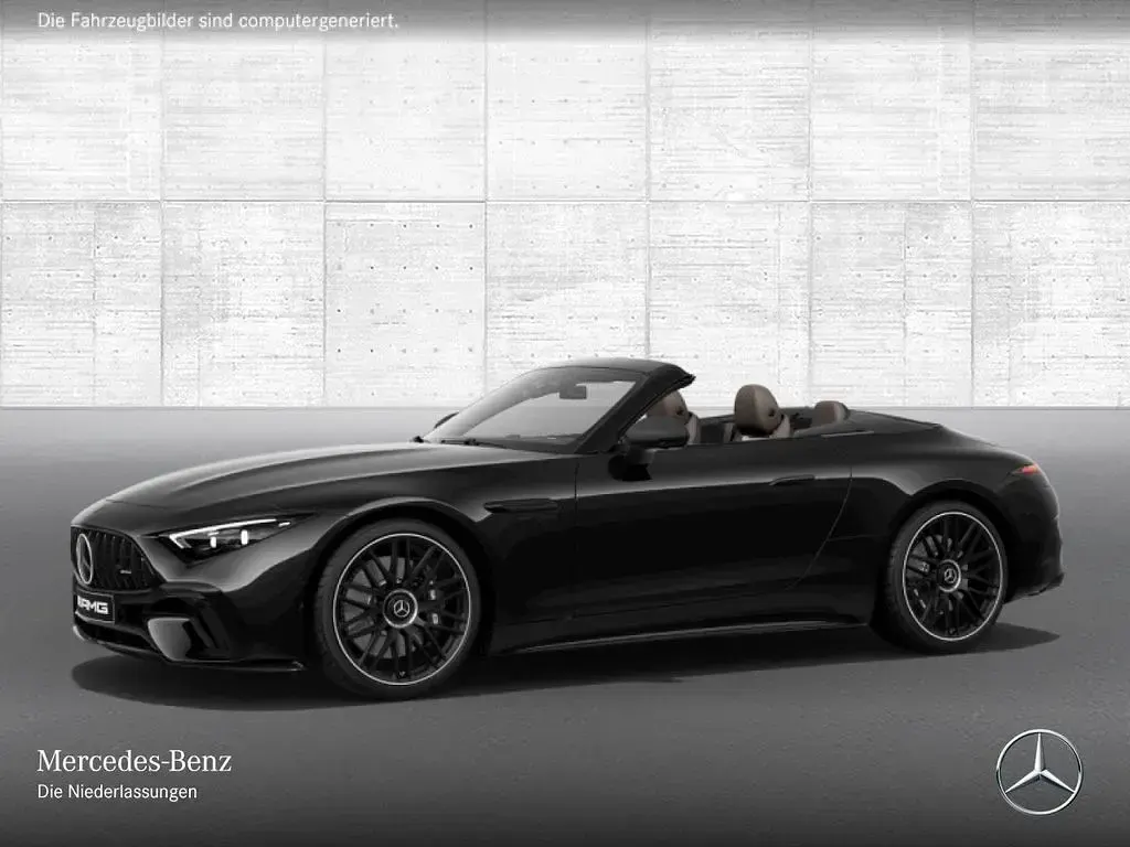 Gebraucht Mercedes SL55 AMG AMG 476 PS (350 kW) 2026 Schwarz Cabrio