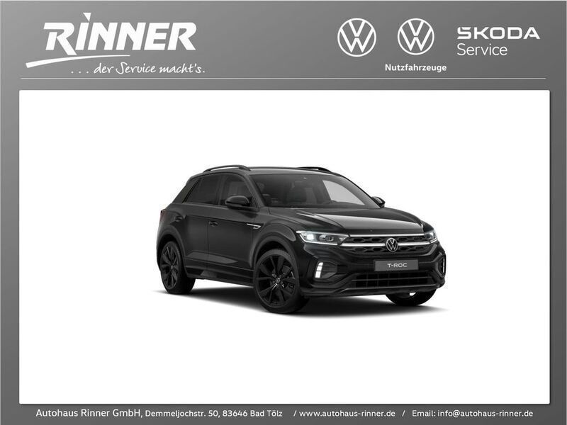 Schwarz Neu 2025 VW T-Roc R-line SUV | 48.990 € - Bild 1/4