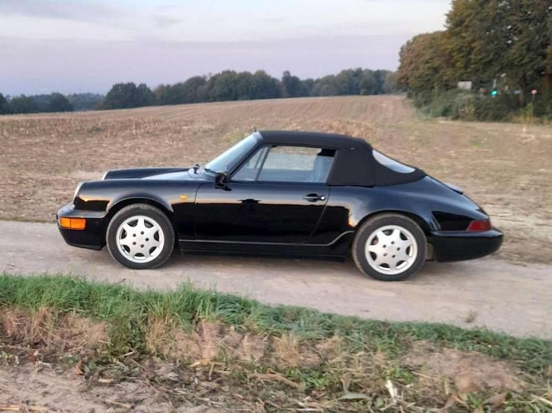 Gebraucht Porsche 911 Carrera 4 Cabriolet 250 PS (183 kW) 1990 Schwarz Cabrio