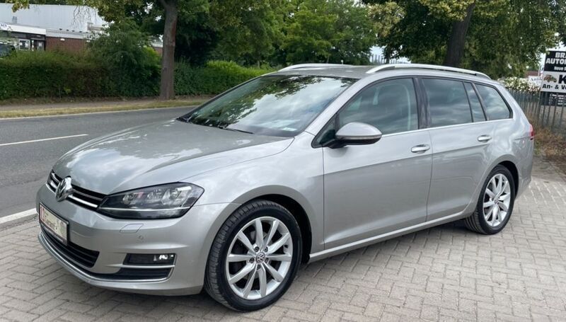 Silber Gebraucht 2015 VW Golf VII Highline Kombi | 14.199 € (Fairer Preis) - Bild 1/4