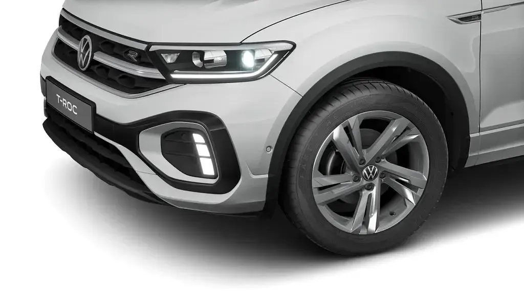 Gebraucht VW T-Roc Cabriolet R-line 150 PS (110 kW) 2025 Pure white/schwarz SUV