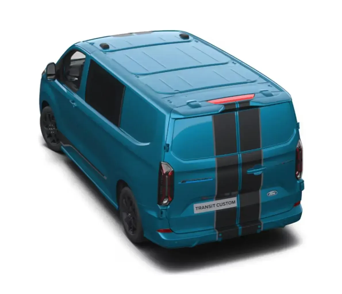Neu Ford E-Transit Sport 160 kW (218 PS) 2026 Digital aqua blue metallic Van