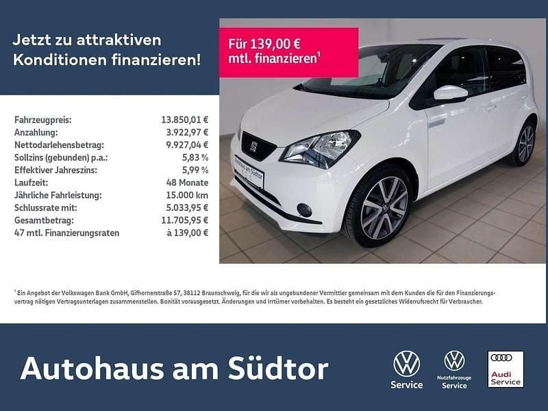 "candy" weiss Gebraucht 2021 Seat Mii Electric Kleinwagen | 13.850 € (Fairer Preis) - Bild 1/4