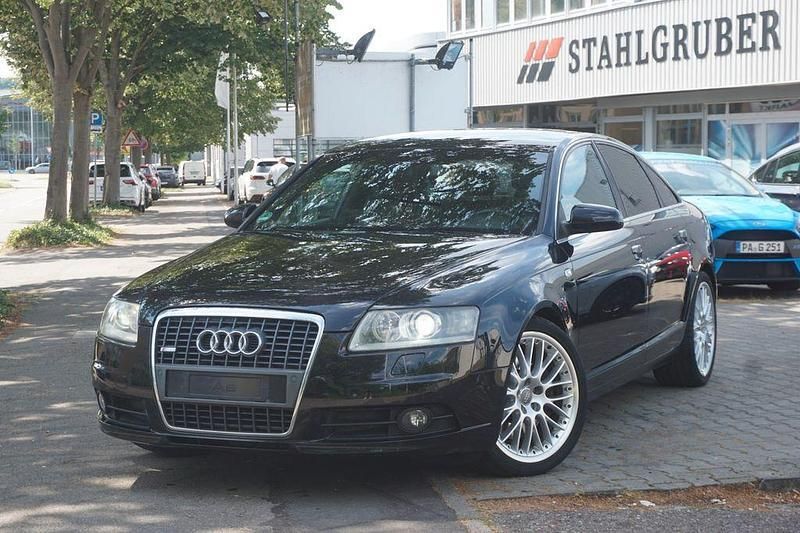 Phantomschwarz perleffekt Gebraucht 2006 Audi A6 S-Line Limousine | 6.950 € (Fairer Preis) - Bild 1/4