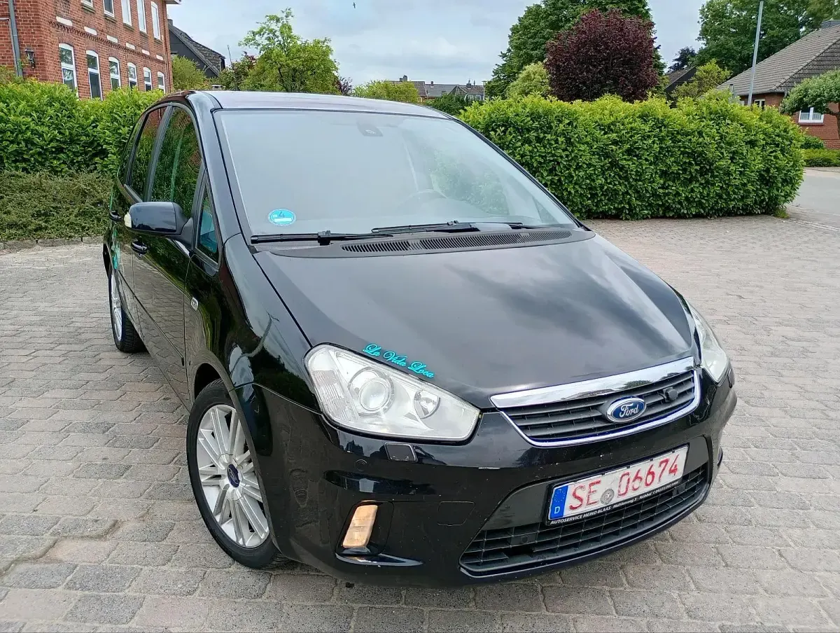 Gebraucht Ford C-MAX Titanium 125 PS (91 kW) 2008 Schwarz Van / Kleinbus