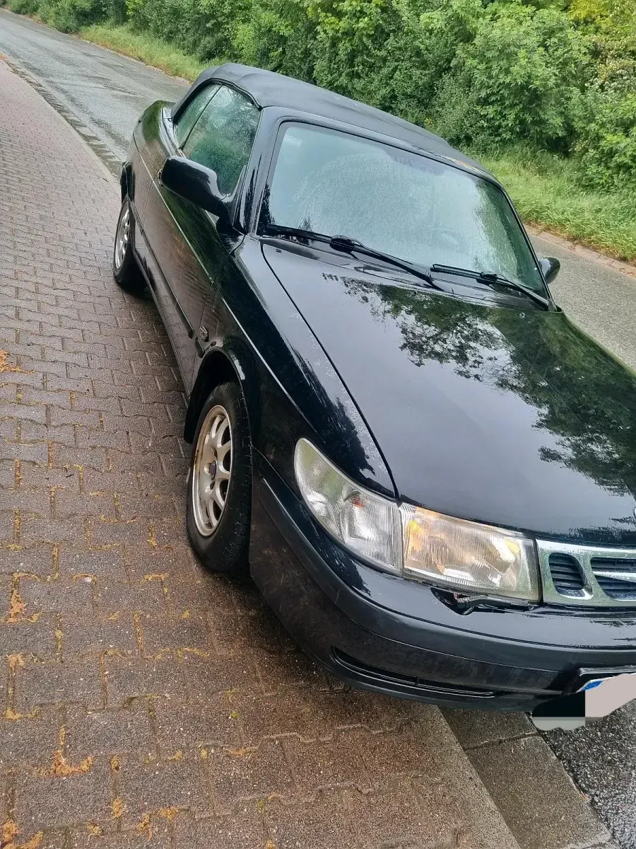 Brugt Saab 9-3 Cabriolet 130 HK (95 kW) 1999 Sort Cabriolet