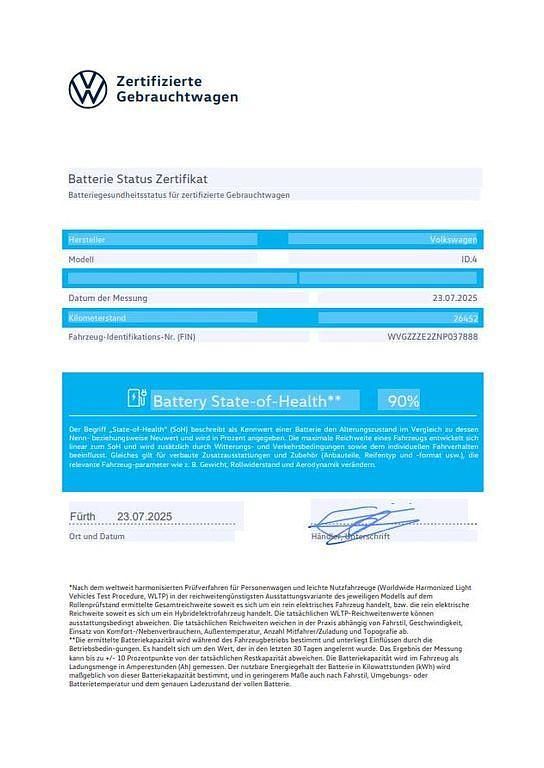 Gebraucht VW ID.4 Pure 108 kW (148 PS) 2022 Mondsteingrau SUV