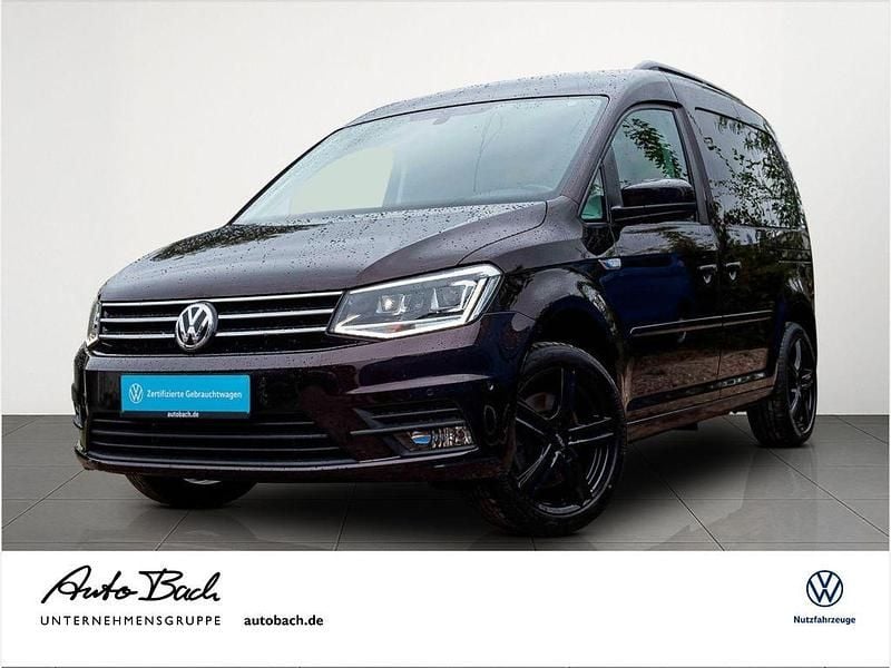Violett (black berry metallic) Gebraucht 2020 VW Caddy Comfortline Van / Kleinbus | 24.480 € (Guter Preis) - Bild 1/4
