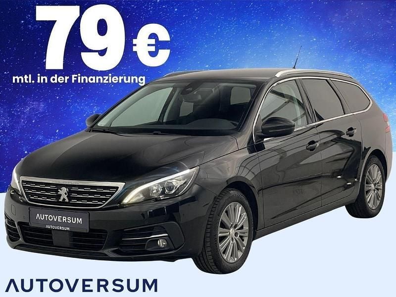 Gebraucht Peugeot 308 Allure 131 PS (96 kW) 2021 Lackierung schwarz perla nera/ Kombi