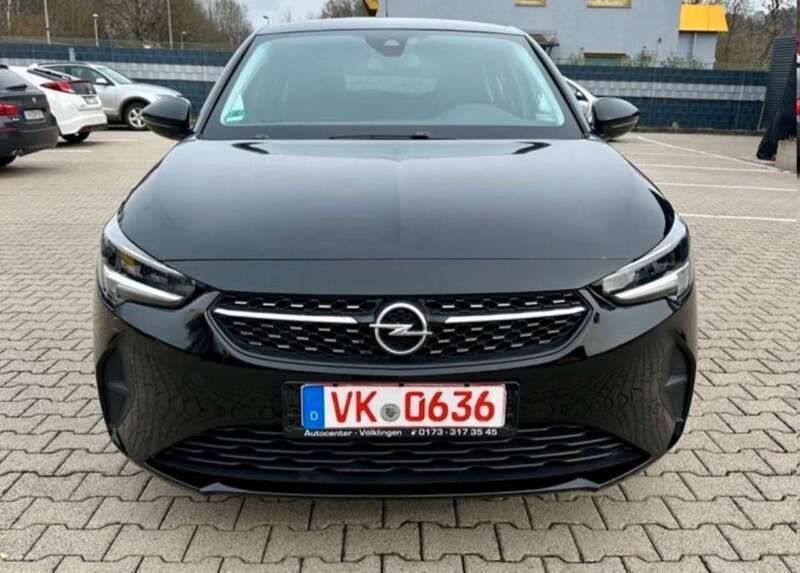 Schwarz Gebraucht 2022 Opel Corsa Elegance Kleinwagen | 13.700 € (Guter Preis) - Bild 1/4
