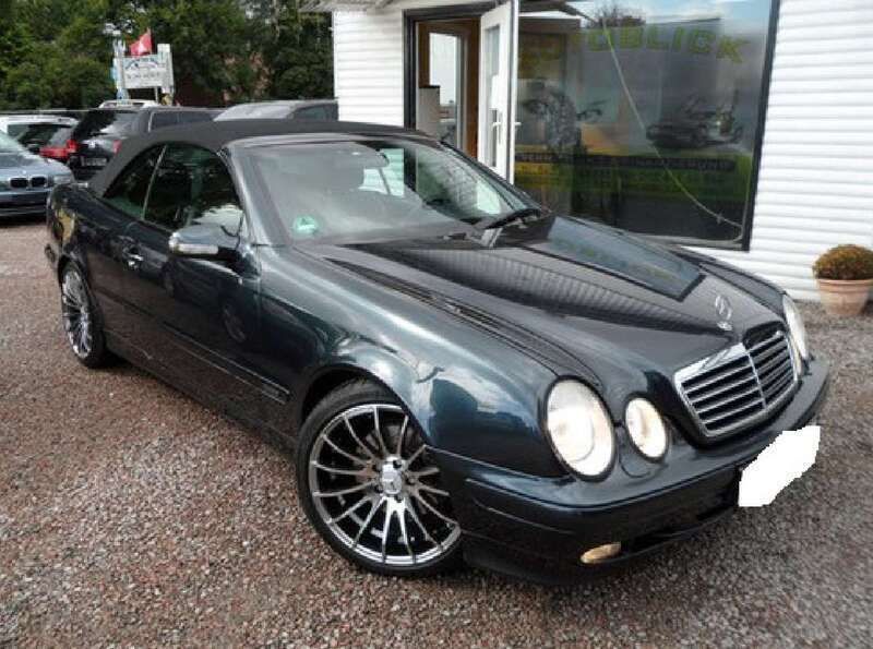 Schwarz Gebraucht 2000 Mercedes CLK320 Avantgarde Cabrio | 7.400 € (Etwas zu teuer) - Bild 1/4