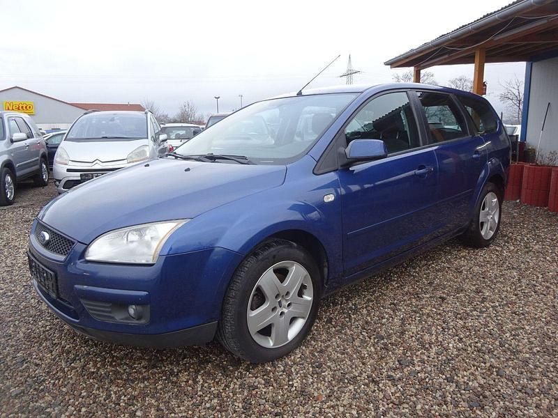 Blau Gebraucht 2008 Ford Focus Style Kombi | 1.100 € (Superpreis) - Bild 1/4
