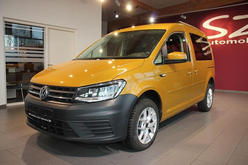 Gebraucht VW Caddy 150 PS (110 kW) 2019 Gelb Van / Kleinbus