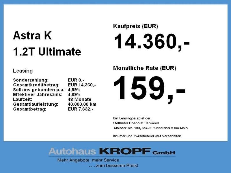 Gebraucht Opel Astra 110 PS (80 kW) 2021 Blau Limousine