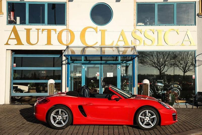 Second-hand Porsche Boxster 265 CP (194 kW) 2013 Roșu Cabrio