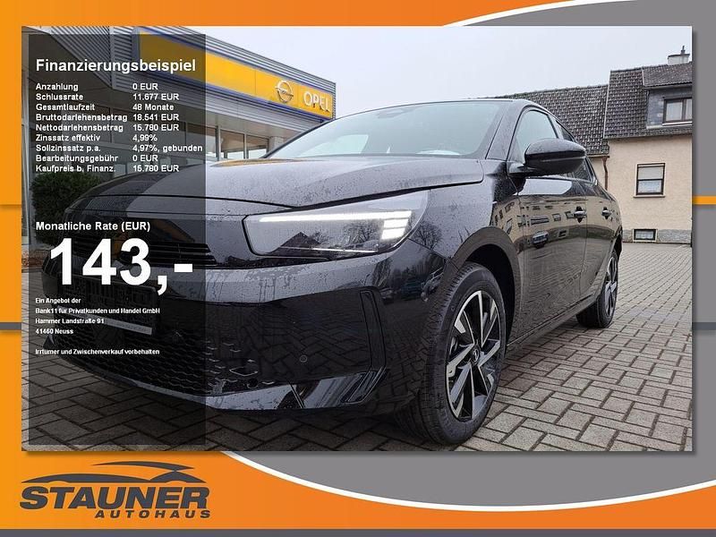 Lackierung schwarz perla nera/ Gebraucht 2025 Opel Corsa Kleinwagen | 15.780 € (Superpreis) - Bild 1/4
