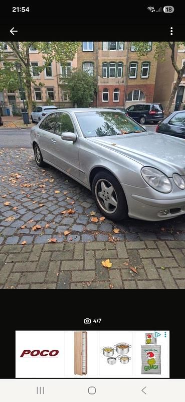 Silber Gebraucht 2004 Mercedes E200 Classic Limousine | 2.399 € (Superpreis) - Bild 1/4