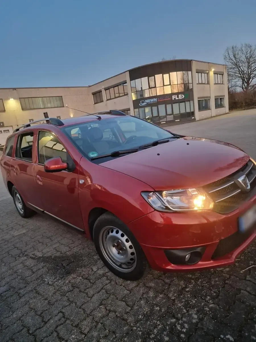 Gebraucht Dacia Logan MCV 90 PS (66 kW) 2014 Rot Kombi