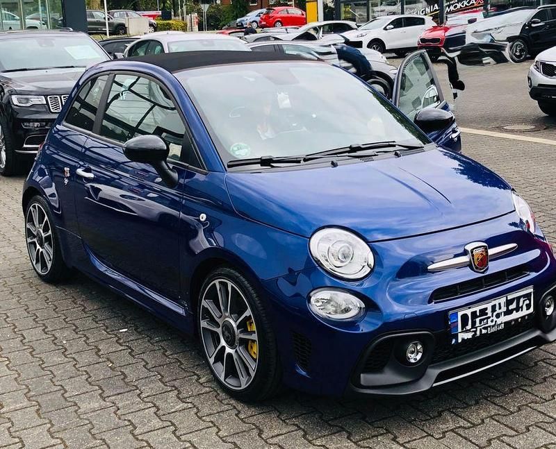 Blau Gebraucht 2019 Abarth 595C Turismo Cabrio | 13.990 € (Fairer Preis) - Bild 1/4